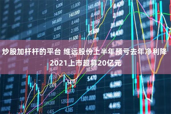 炒股加杆杆的平台 维远股份上半年预亏去年净利降 2021上市超募20亿元